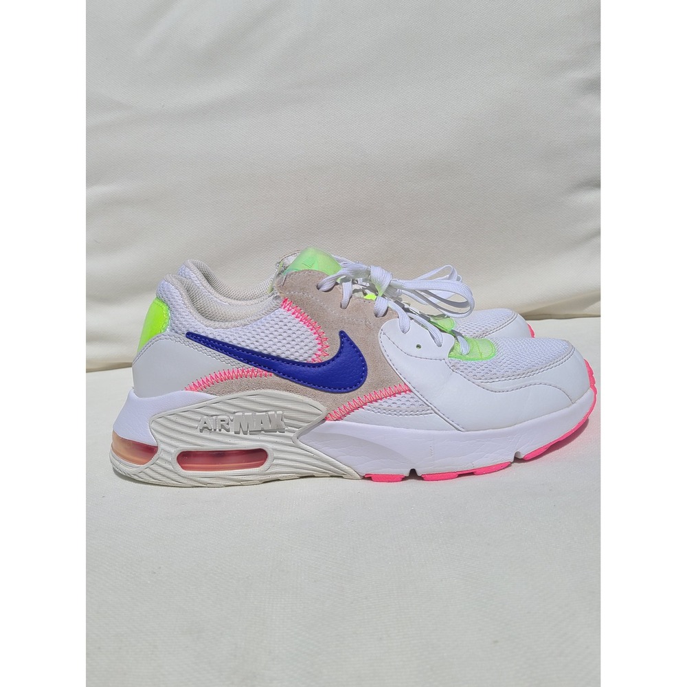 Nike Air Max Excee DD2955 Neon White Pink Yellow Womens Size 7.5 Sneakers